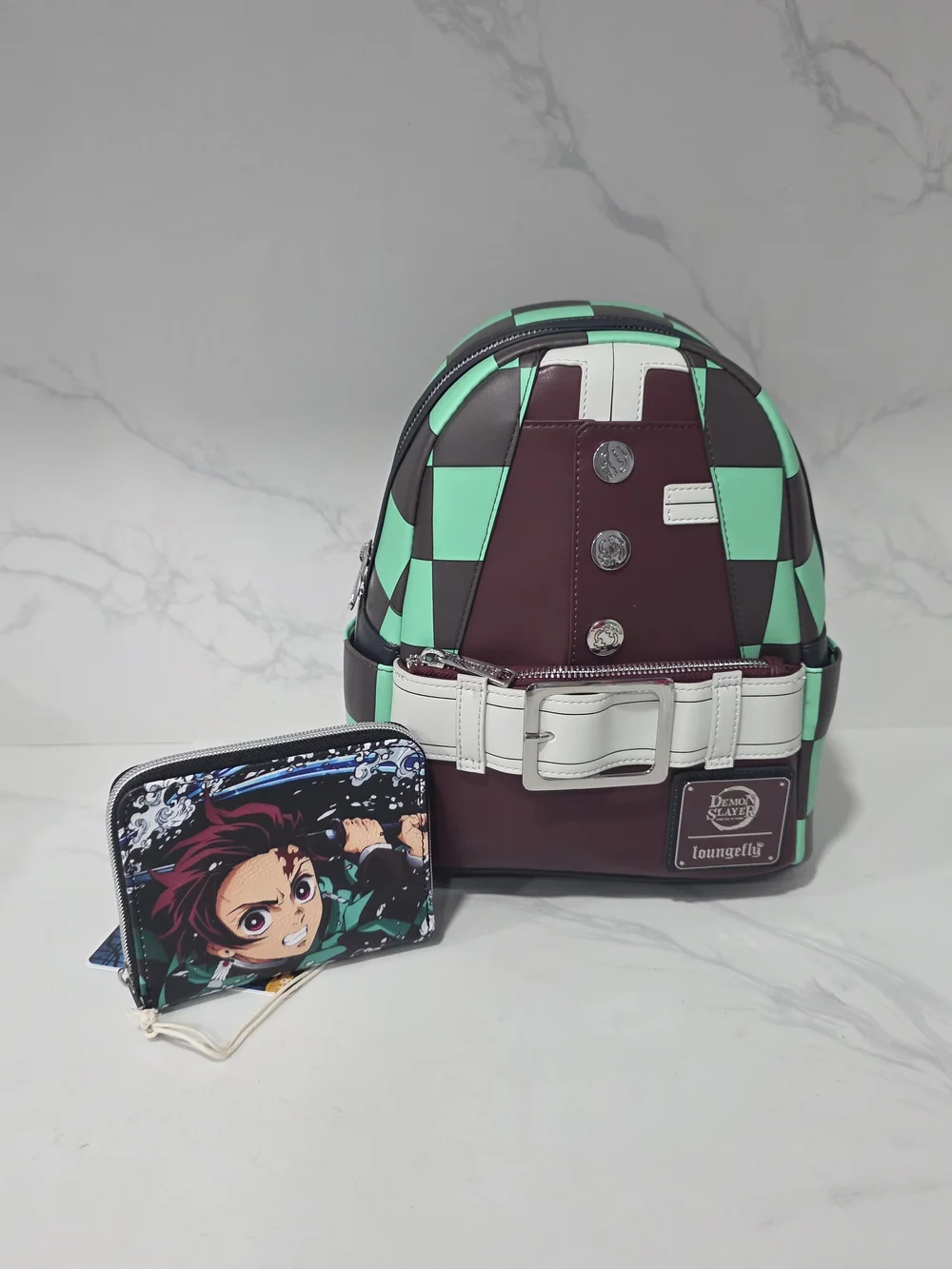 Loungefly Demon Slayer Tanjiro Kamado Backpack & Wallet